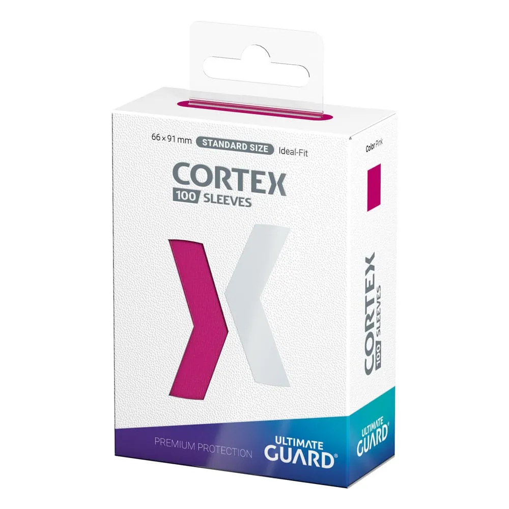 Ultimate Guard Cortex Sleeves Standard Size 66 x 91 mm (100 Sleeves) - Pink